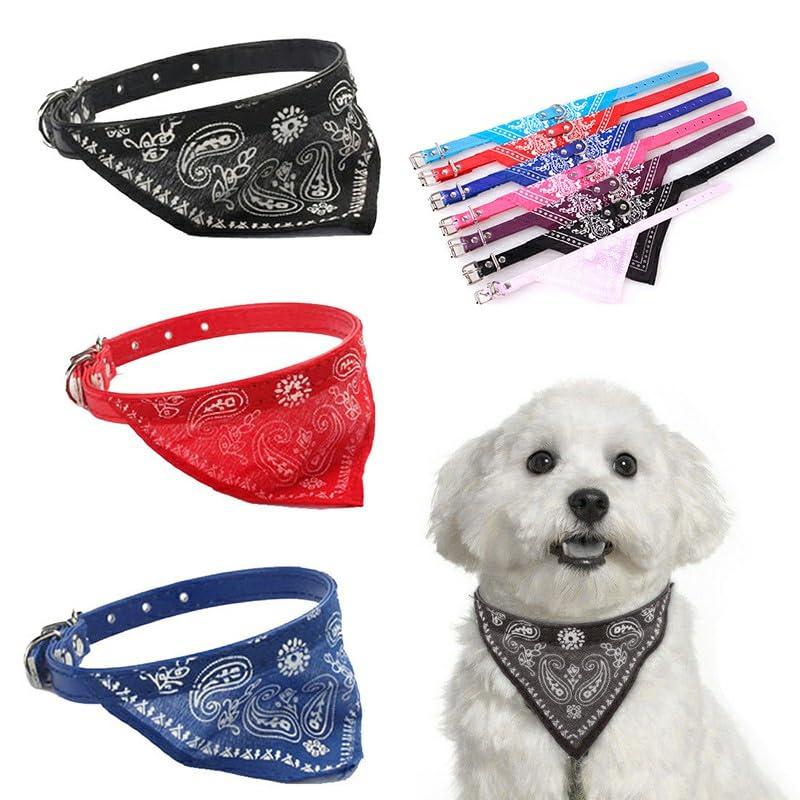 Chic Black Bandana Collar – Stylish, Lightweight & Comfortable Accessory for Small Dogs & Cats